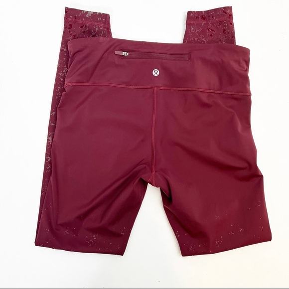 Lululemon Special Edition Speed Wunder Tight 28” Spark Size 10 - Picture 8 of 16